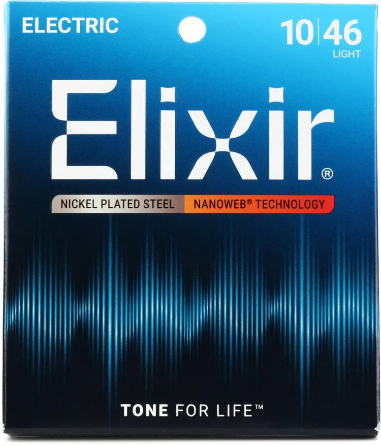 Elixir Nanoweb Electric Guitar Strings - .010-.046 Light