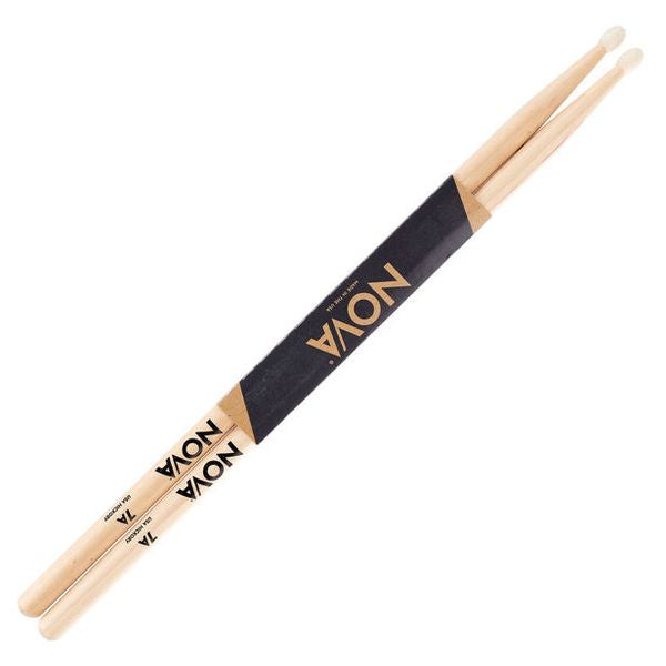 Nova 7A Hickory Drumsticks Nylon Tip