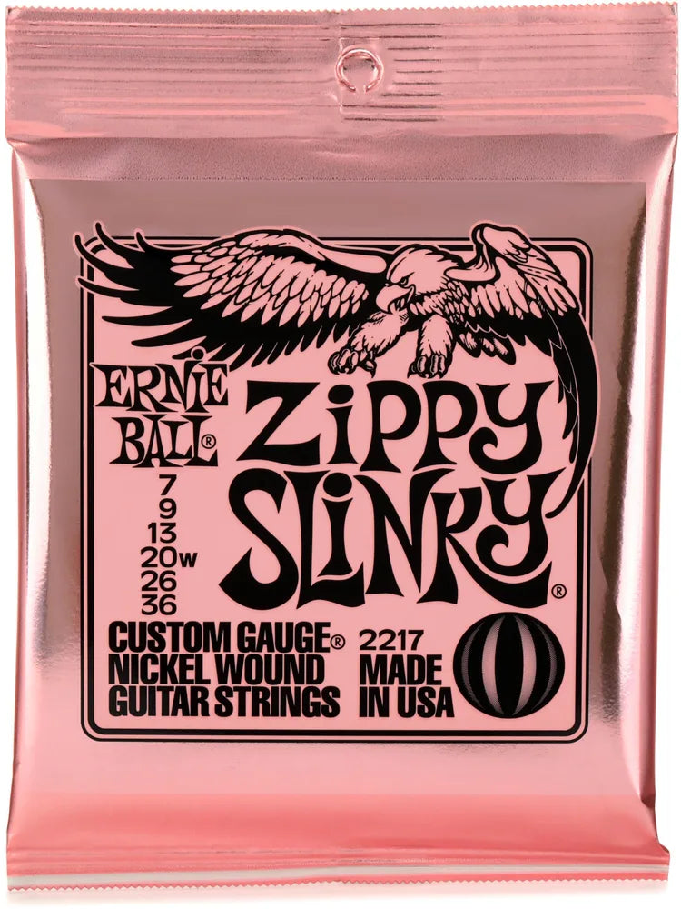 Ernie Ball Zippy Slinky Electric Guitar Strings - .007-.036