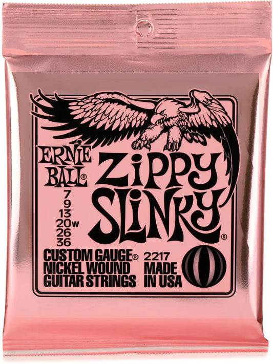 Ernie Ball Zippy Slinky Electric Guitar Strings - .007-.036