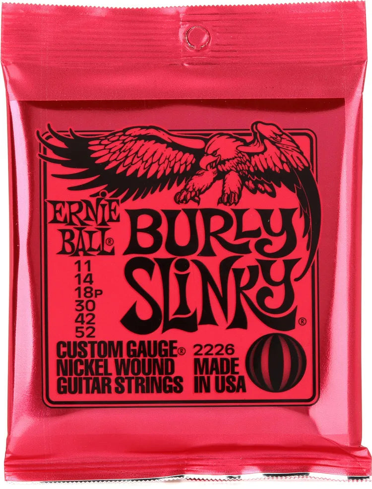 Ernie Ball Burly Slinky Electric Guitar Strings - .011-.052