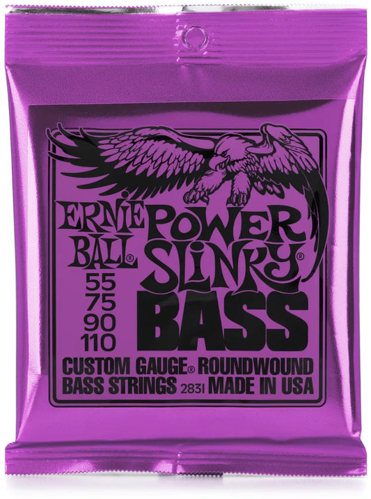 Ernie Ball Power Slinky Electric Bass Strings - .055-.110