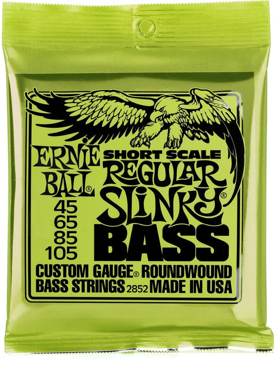 Ernie Ball Regular Slinky Electric Bass Strings - .045-.105 Short Scale
