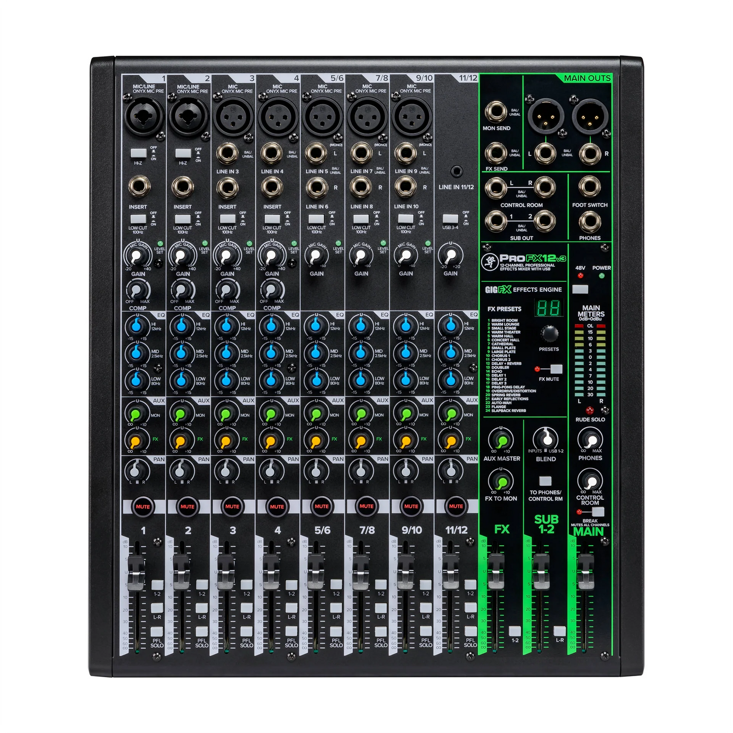 Mackie PROFX12V3 12-Channel Mixer