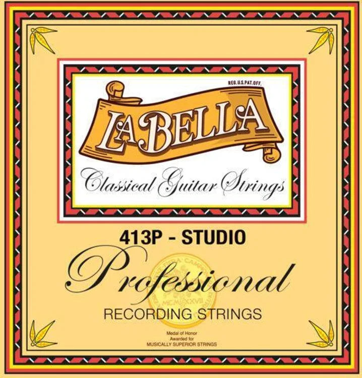 La Bella 413P Studio Classical Guitar Strings - Medium Tension