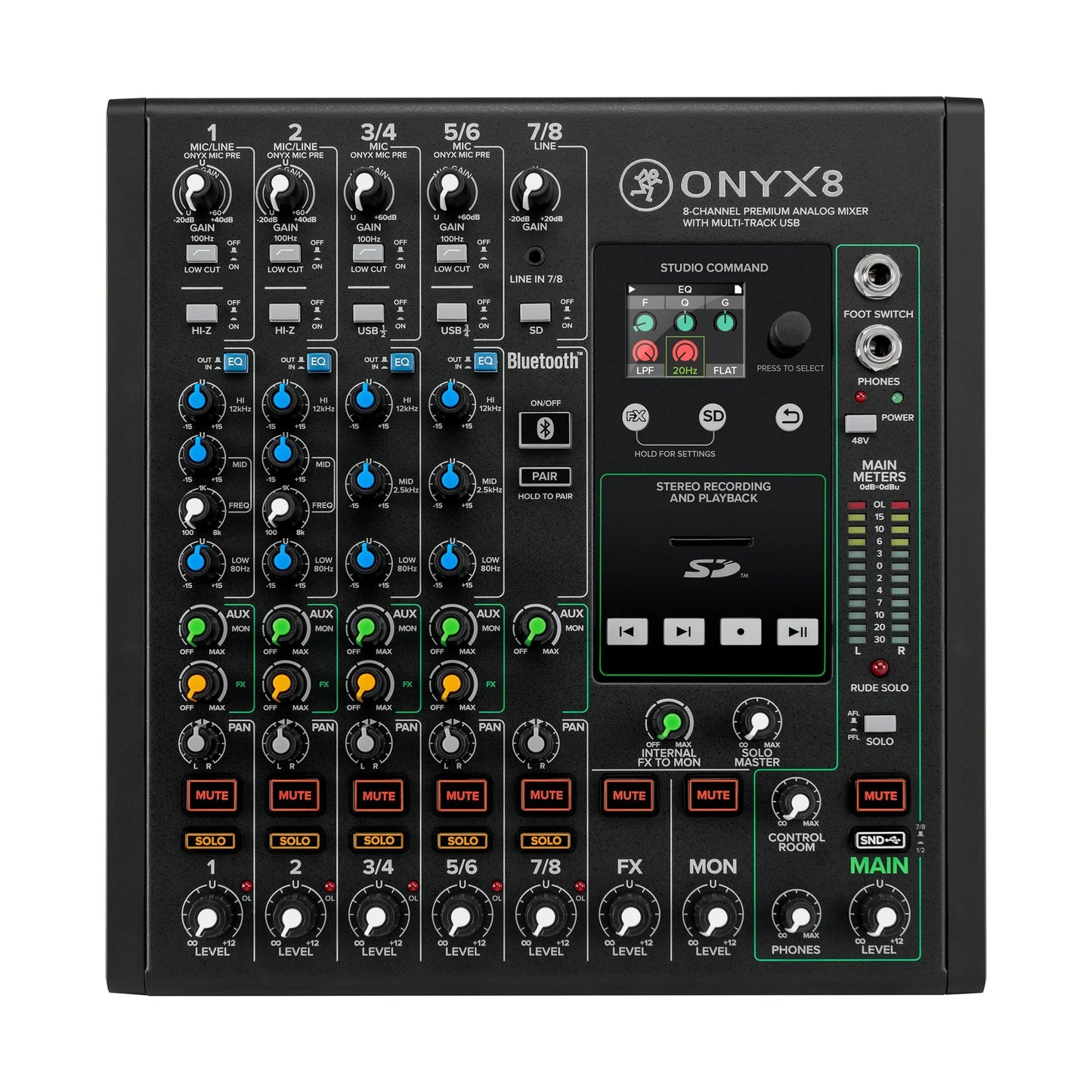 Mackie ONYX8 8-Channel Mixer Bluetooth