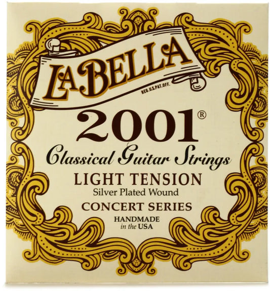 La Bella 2001 Classical Guitar Strings - Light Tension