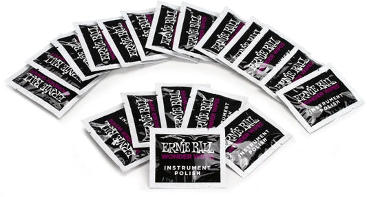Ernie Ball Wonder Wipes Instrument Polish 20-pack