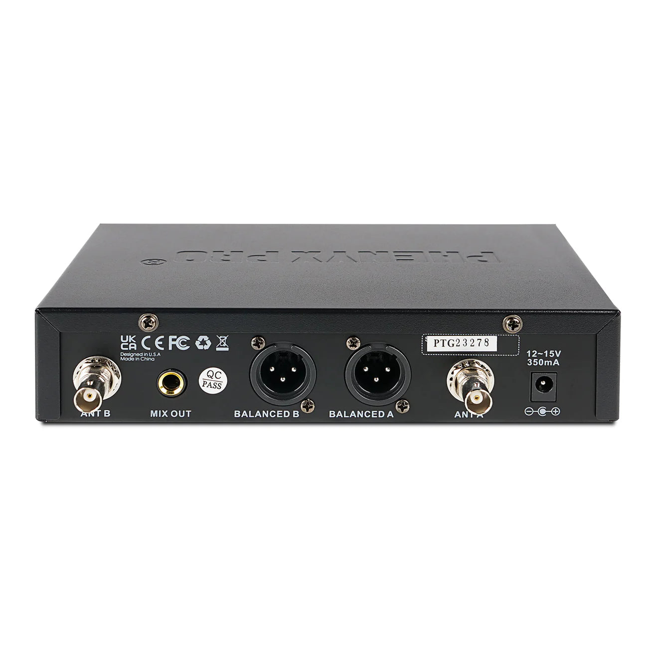 Phenyx Pro PTU-71-2H Dual UHF Wireless Microphone
