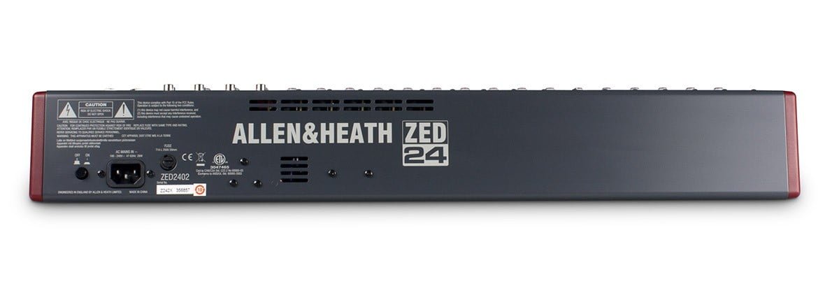 Allen & Heath ZED-24 24-channel Mixer with USB Audio Interface