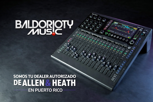 Allen & Heath en Baldorioty Music: La excelencia en consolas análogas y digitales
