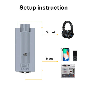 Donner EM1 EM2 Personal In-Ear Headphone Amplifier