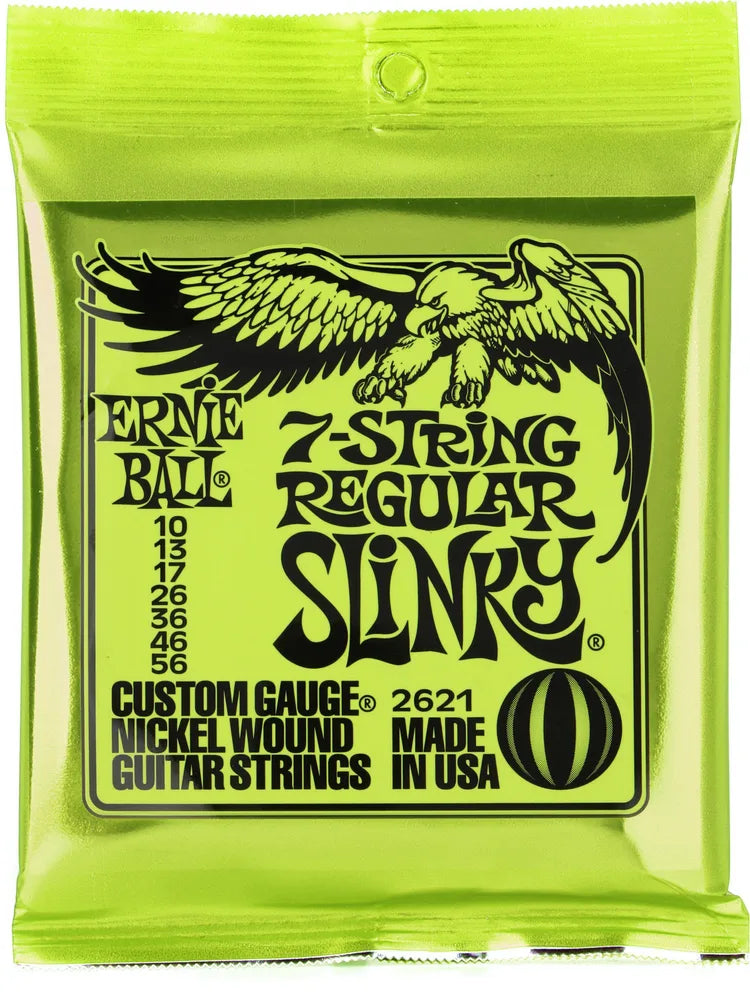 Ernie Ball Regular Slinky Electric Guitar Strings - .010-.056 7-String