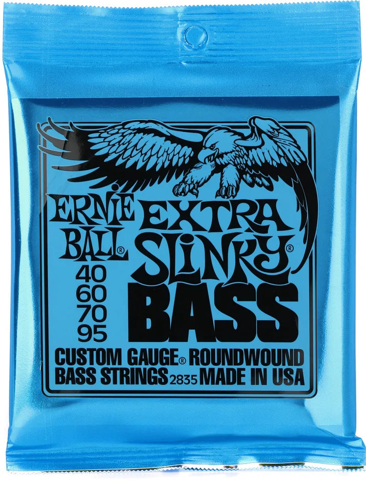 Ernie Ball Extra Slinky Electric Bass Strings - .040-.095.