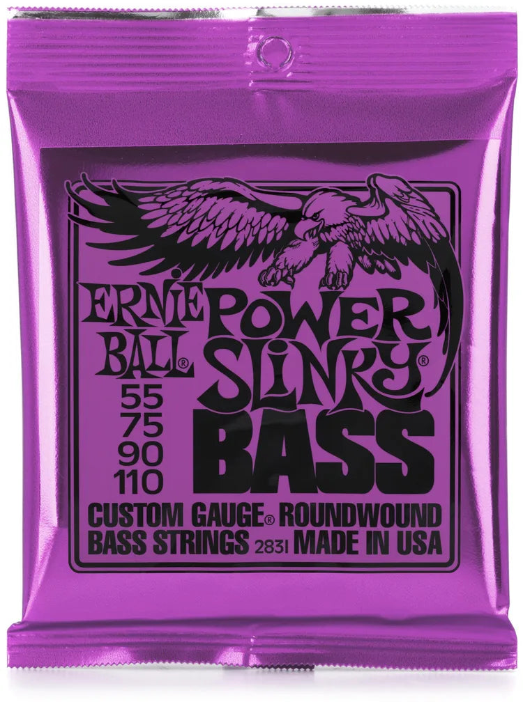 Ernie Ball Power Slinky Electric Bass Strings - .055-.110