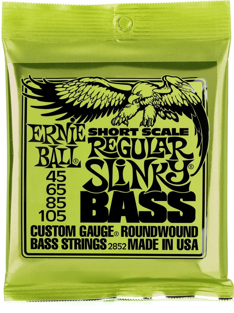 Ernie Ball Regular Slinky Electric Bass Strings - .045-.105 Short Scale