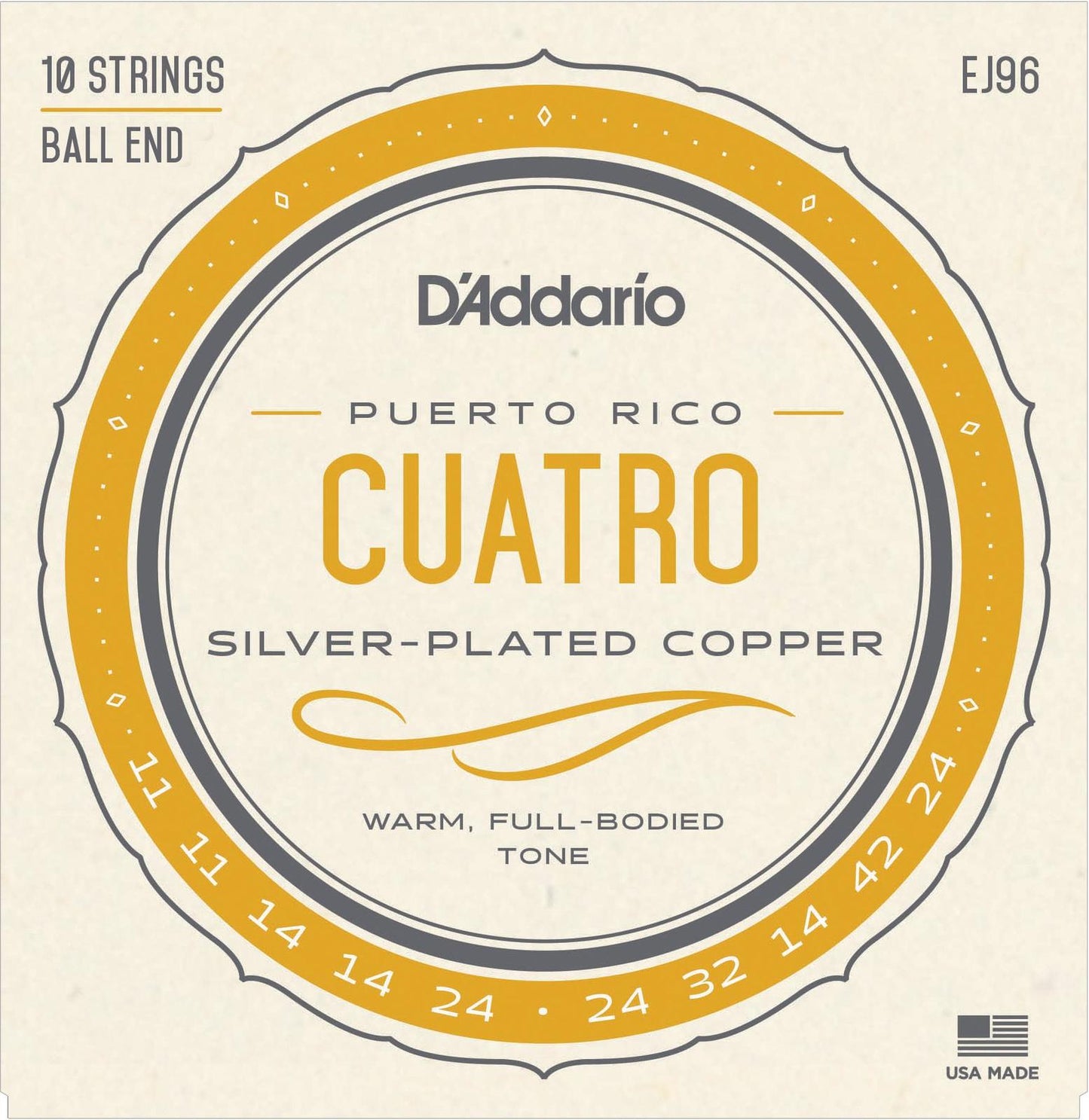 D’Addario Cuatro Puerto Rico Strings