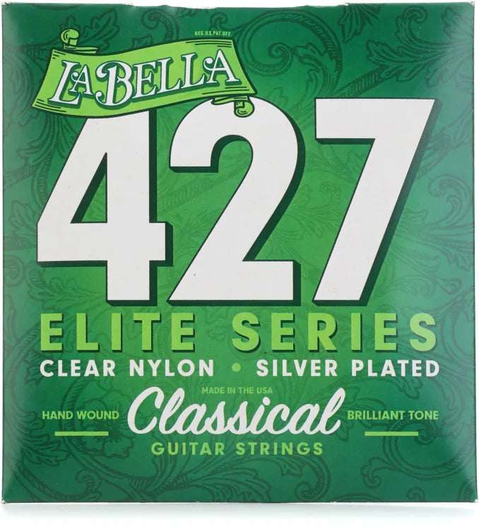 La Bella 427 Elite Series Classical Guitar Strings - .028-.041 Medium Tension