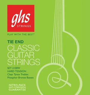 GHS Tie End Classic Guitar Strings - Hard Tension
