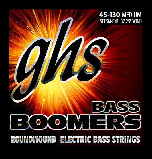 GHS Bass Boomers Bass Strings 45-130 - Medium