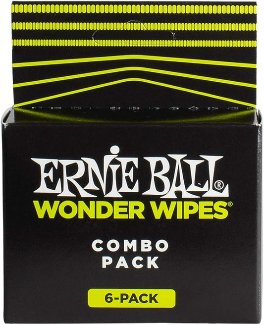 Ernie Ball Wonder Wipes Combo 6-Pack
