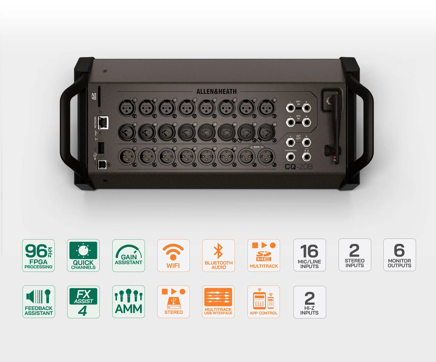 Allen & Heath CQ-20B 20-channel Rackmounted Digital Mixer