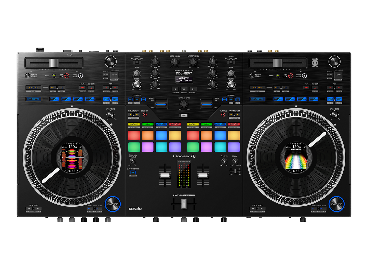 Pioneer DJ DDJ-REV7 2-deck Serato DJ Controller