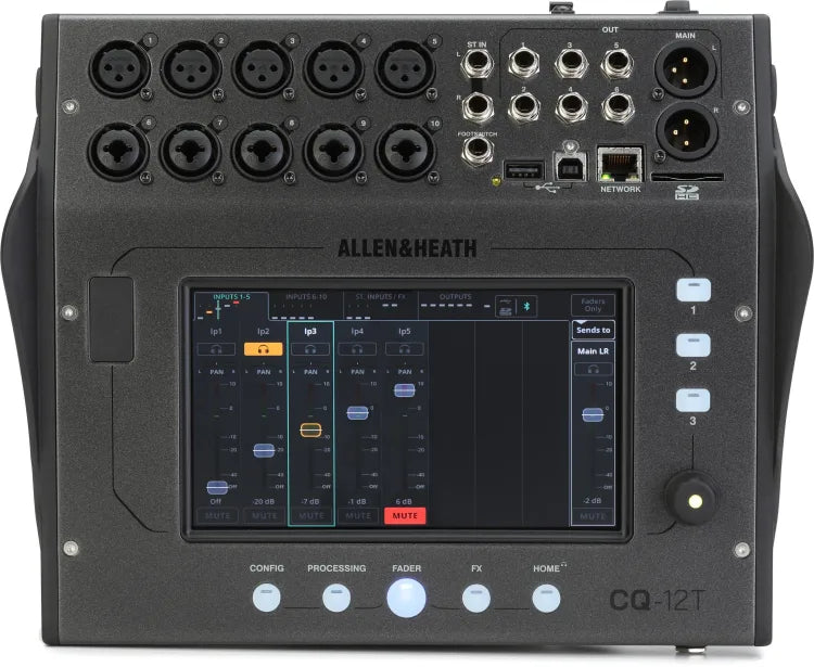 Allen & Heath CQ-12T 10-channel Digital Mixer