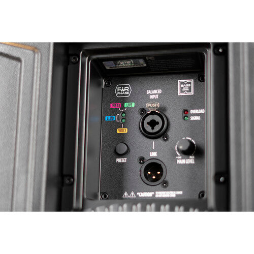 RCF EVOX J9 Active 12" 3-Way 2100W Portable Line Array PA System (Black)